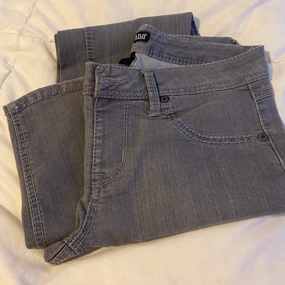 a.n.a gray pull-on jeggings
